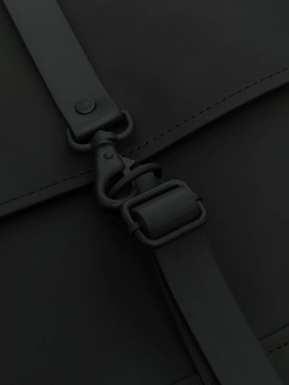 hook-clip fastened backpack