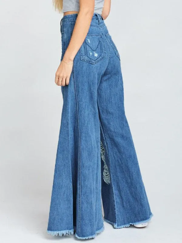 Shredded Casual Jeans
